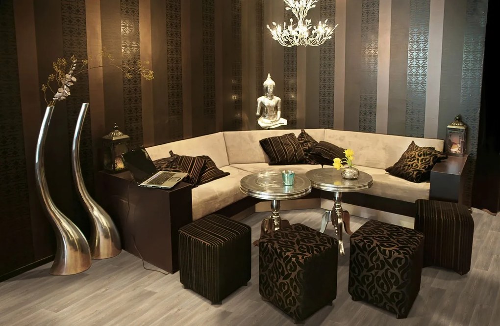 Beauflor, PVC podlaha - lino Blacktex Columbian Oak 636L, na mieru, šíře 4m, hnedá, filc, chodba / predsieň