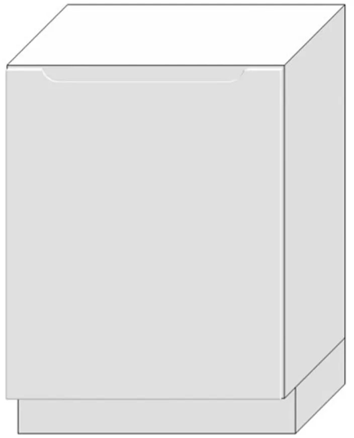 Dvierka na umývačku Zoya 60pz Biely hrášok