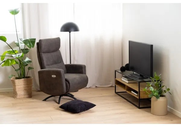 Televízny stolík ZEIN dub/čierna