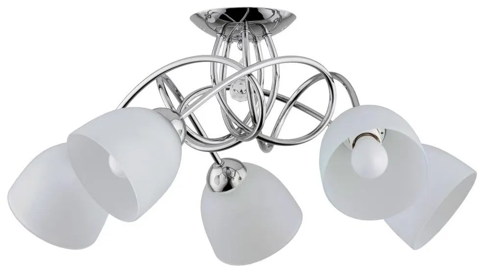 Prisadený luster BALENA 5xE27/60W/230V