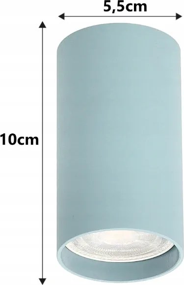 BERGE LED svietidlo pre povrchovú montáž FIGU - modré