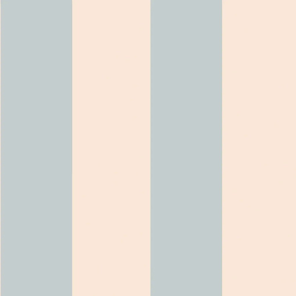 Tapeta modrá a béžová 280×50 cm