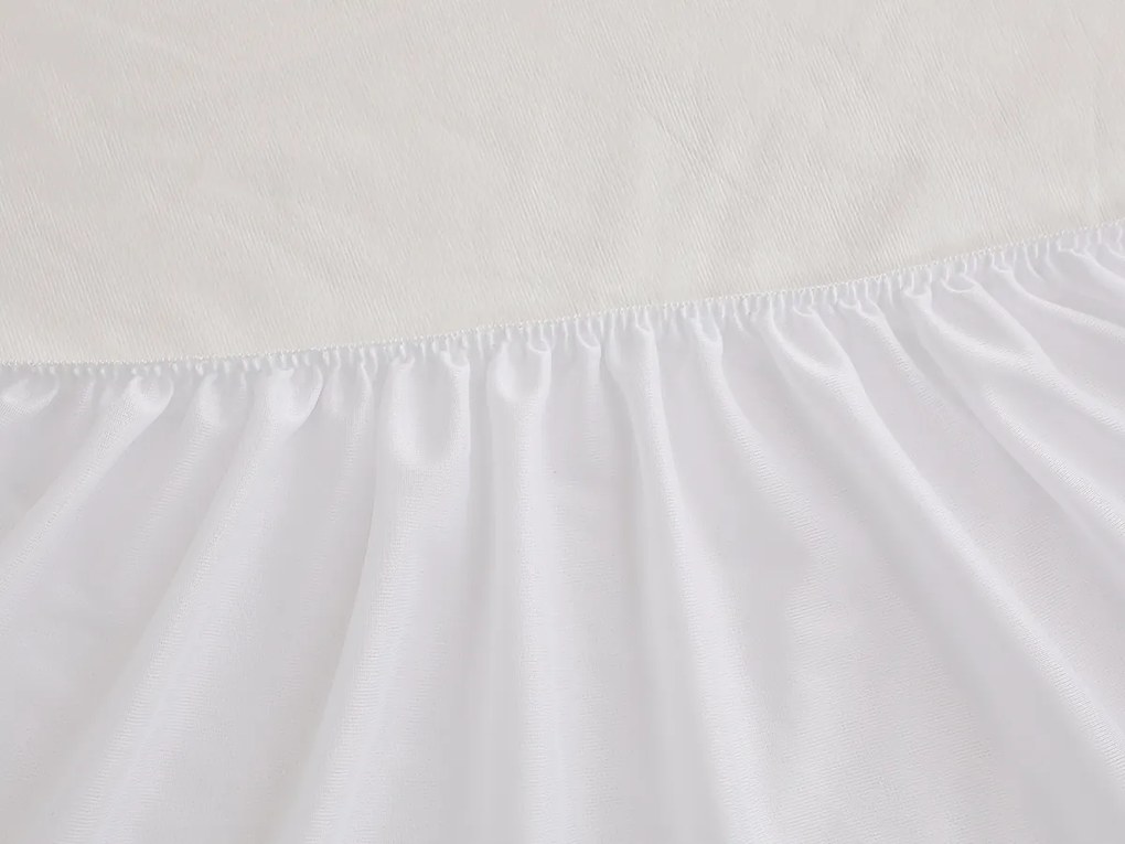 XPOSE® Froté chránič matraca Exclusive - biely 90x200 cm