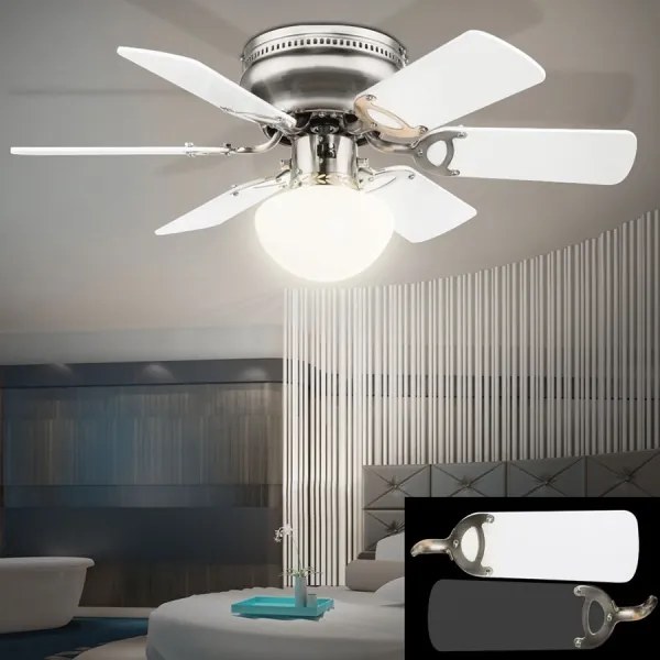 Globo 03803 - Stropný ventilátor UGO 1xE27/60W/230V