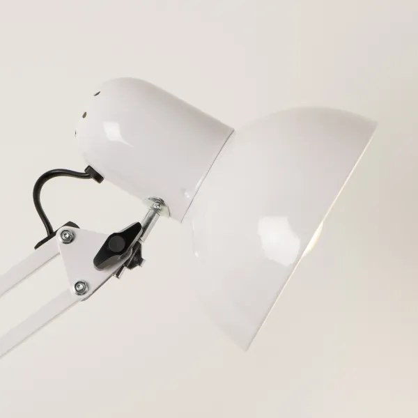 BRILAGI - Flexibilná stojacia lampa TASKER 1xE27/60W/230V 184 cm biela