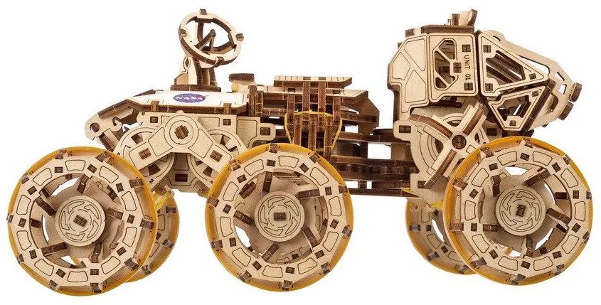 Ugears 3D drevené mechanické puzzle Mars Rover