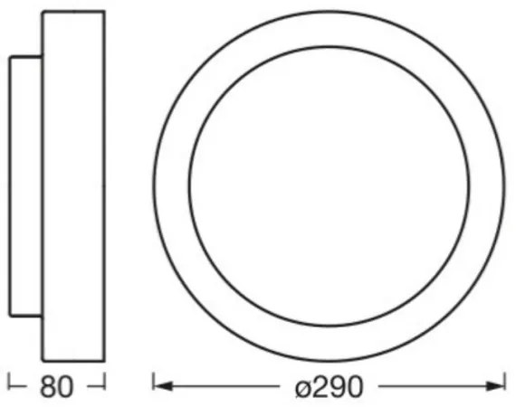Osram - Stropné svietidlo ORBIS MADRID 2xE27/10W/230V pr. 29 cm drevený dekor