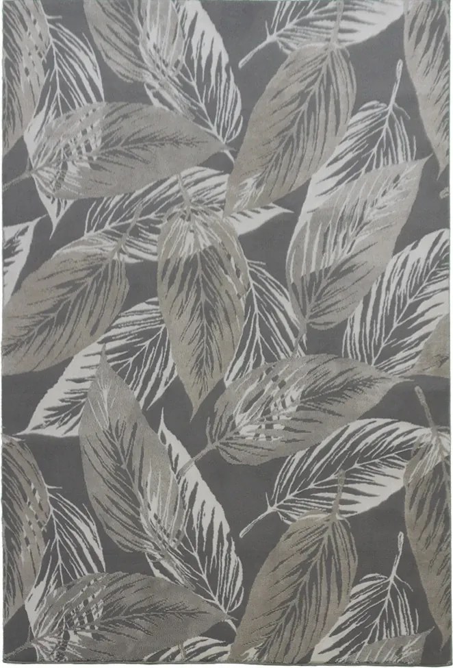 BE Koberec Zurich 1925 BEIGE GREY – sivý obdĺžnikový Rozmer: 140x190 cm