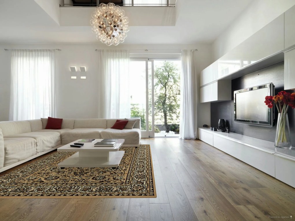 Sintelon, Kusový koberec Teheran Practica 59 / EVE, 160x230, béžová, chodba / predsieň