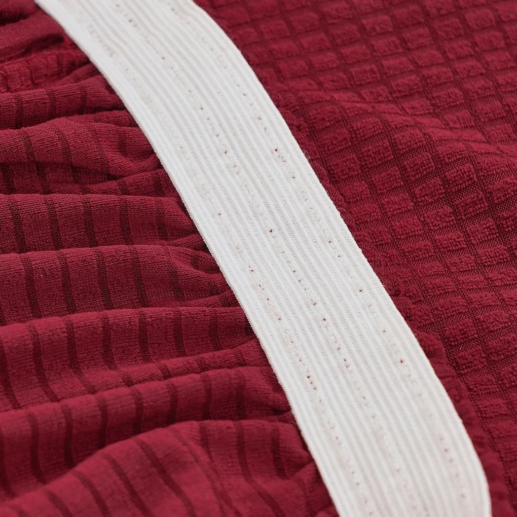 4Home Napínací poťah na stoličku Magic clean vínová, 45 - 50 cm, sada 2 ks