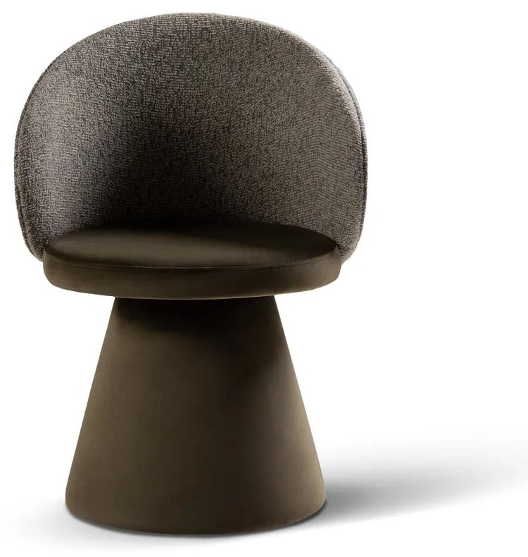 Tmavozelené zamatové kreslo Inez – Micadoni