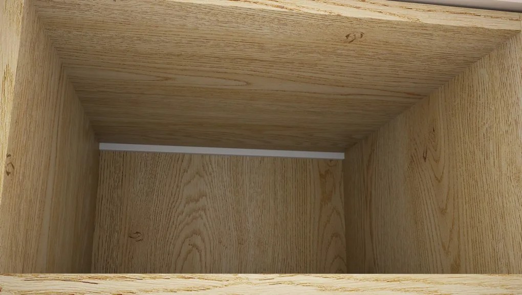 Široká komoda Avola, 180 cm, béžová kašmír/dub cremona