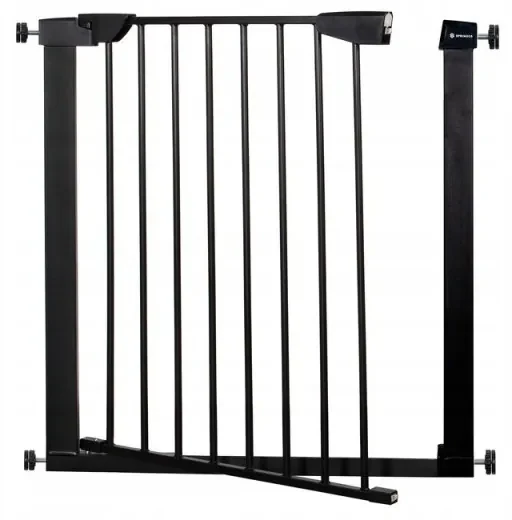 SPRINGOS Detská zábrana nastaviteľná 75-82 cm SPRINGOS BabyLock čierna