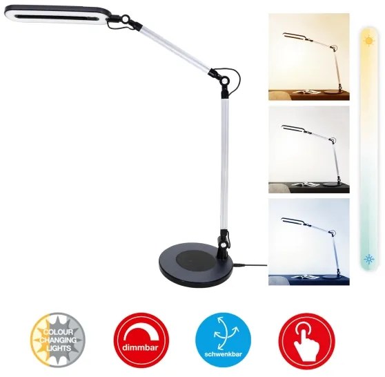 Brilo - LED Stmievateľná dotyková stolná lampa LED/6,6W/230V 3000/4000/6000K