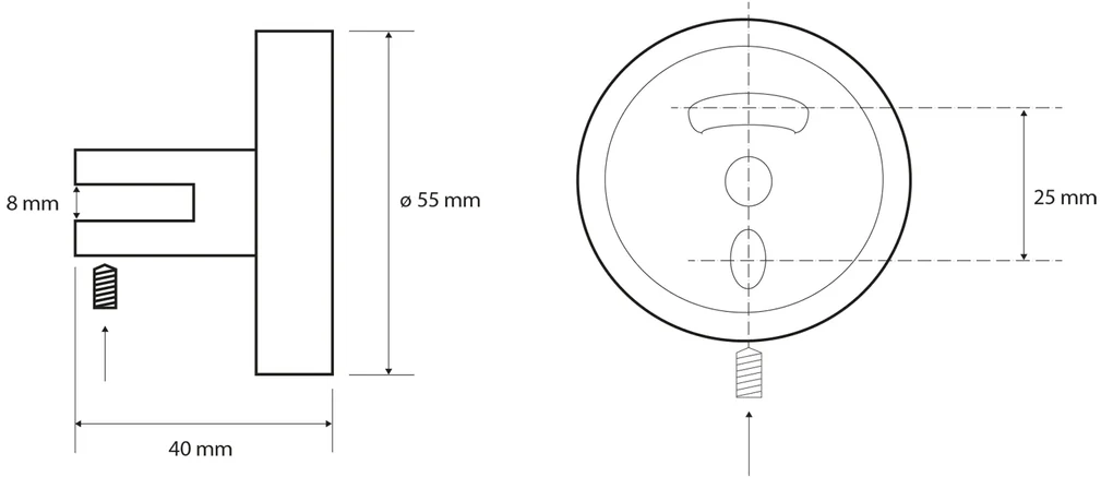 Sapho Sapho, X-ROUND sklenená polica 800mm, chróm/čiré sklo, XR009-17
