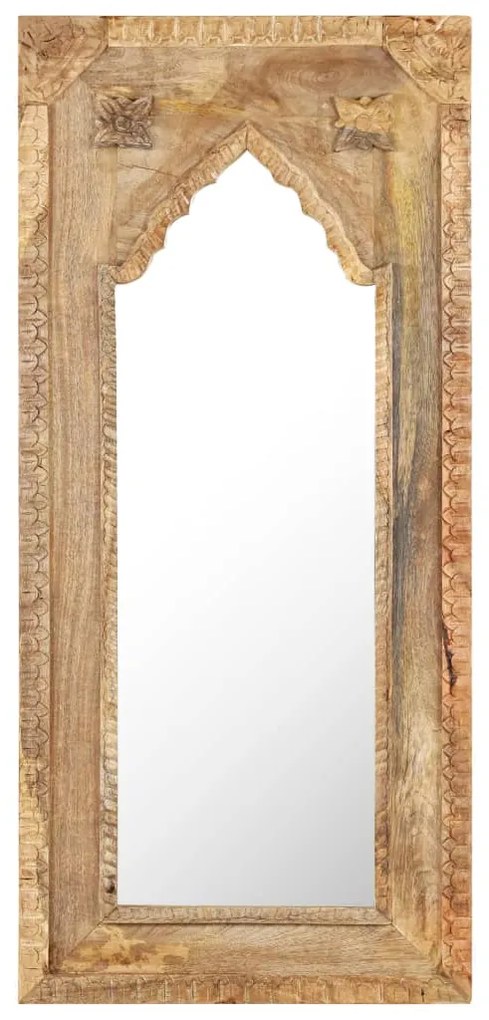 Zrkadlo 50x3x110 cm masívne mangovníkové drevo
