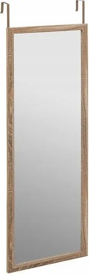 Závesné zrkadlo Basic, hnedé