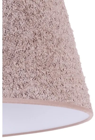 Duolla - Luster na lanku BOUCLE 1xE27/15W/230V pr. 50 cm hnedá