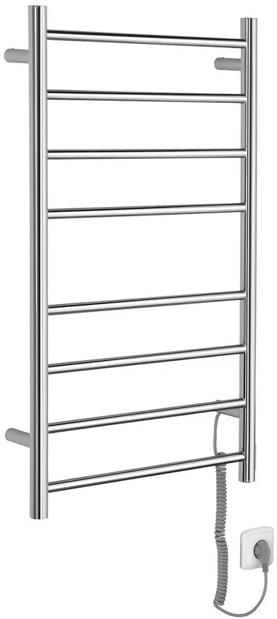 Sapho Sapho, REDONDO elektrický sušiak uterákov, guľatý, 500x900 mm, 75 W, leštená nerez, ER220V