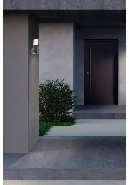 Redo 90198 - Vonkajšie nástenné svietidlo TRITON 1xE27/28W/230V IP54 čierna