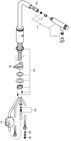 GROHE 31613000 - Drezová batéria A SmartControl 314 mm, lesklý chróm