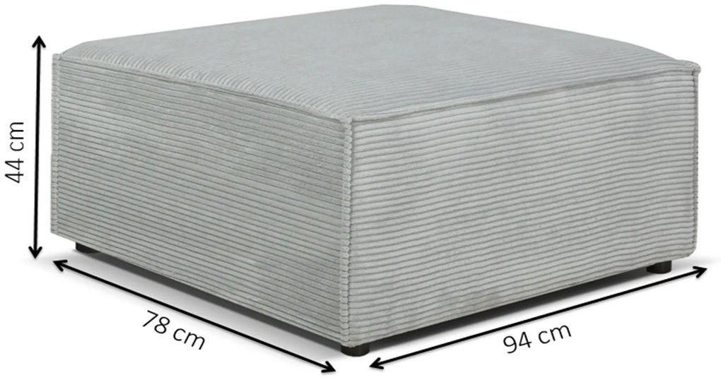 Rohová sedačka Cuboid L (tmavohnedá) (P). Akcia -17%. Vlastná spoľahlivá doprava až k Vám domov. 1071641