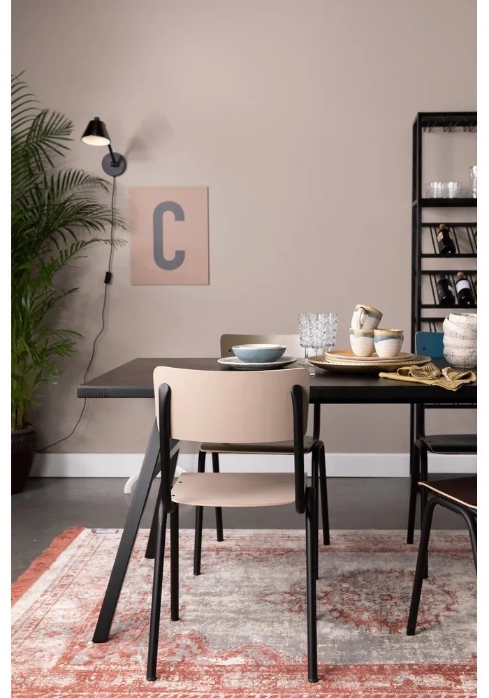 Béžové jedálenské stoličky v súprave 4 ks Back to school – Zuiver