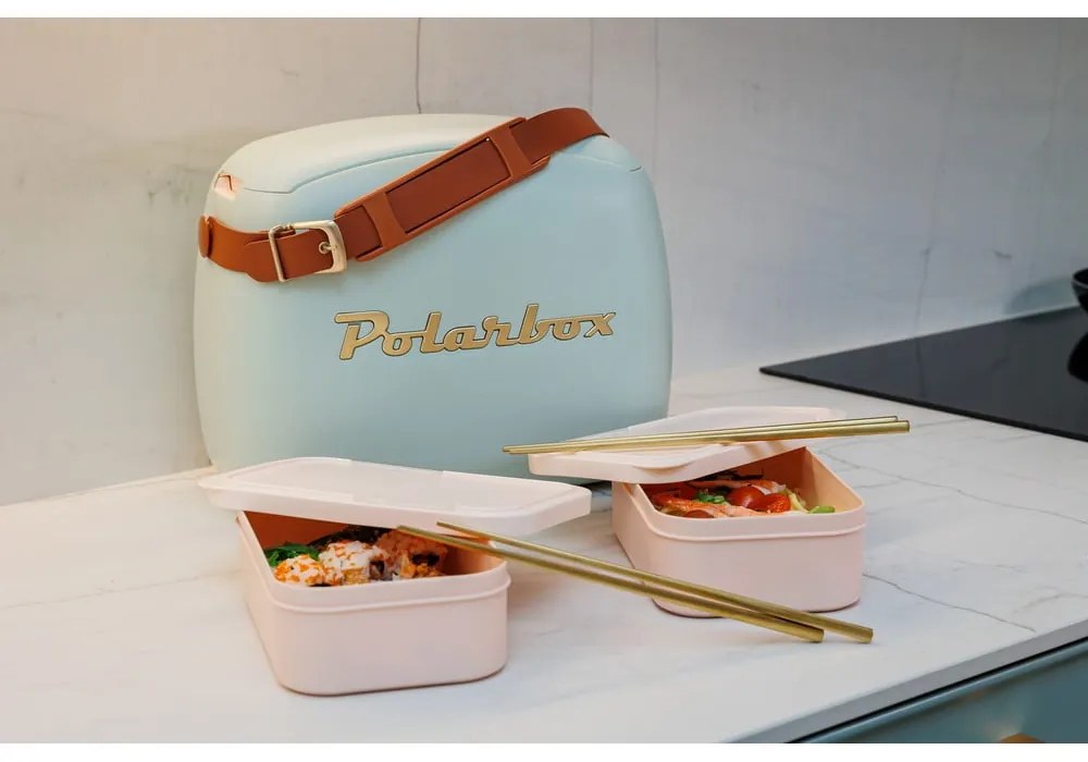 Hnedý chladiaci box 6 l Classic Gold – Polarbox