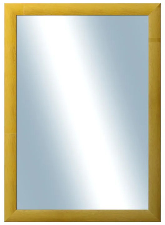 DANTIK - Zrkadlo v rámu, rozmer s rámom 50x70 cm z lišty LEDVINKA žltá (1439)