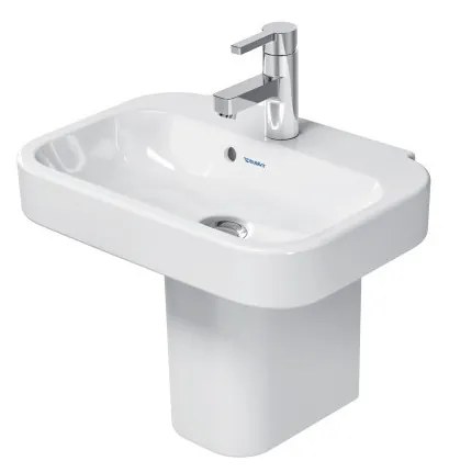 Duravit Happy D.2 - Umývadlo 500x360 mm, s prepadom, biela 0709500000