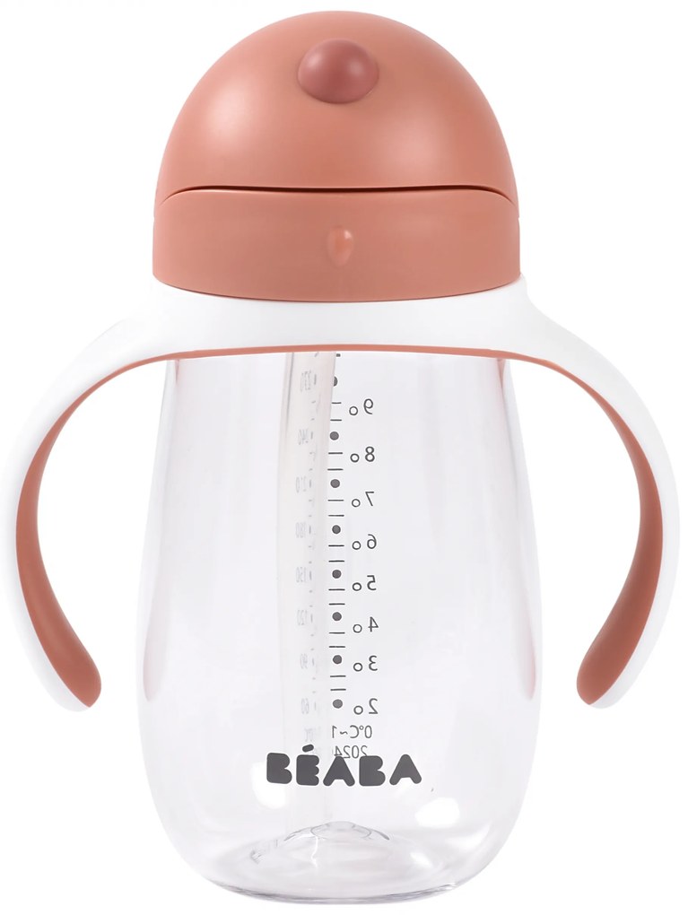 Hrnček so slamkou 300ml Terracotta