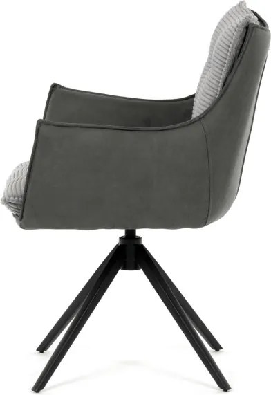 Jedálenská stolička sivá DCH-D1345 GREY2
