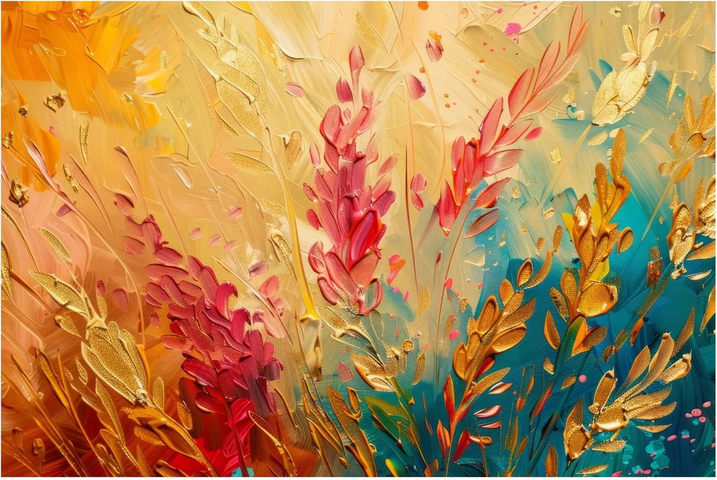 Obraz - Maľba poľa (90x60 cm)