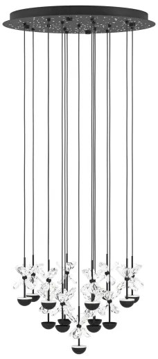 Eglo 390277 - LED Stmievateľný luster na lanku PIANOPOLI LED/27W/230V 3000K