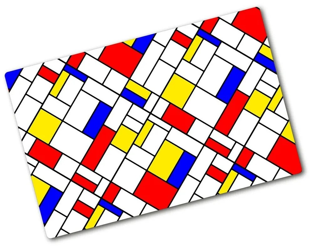 Kuchynská doska zo skla abstrakcia pl-ko-80x52-f-62208292