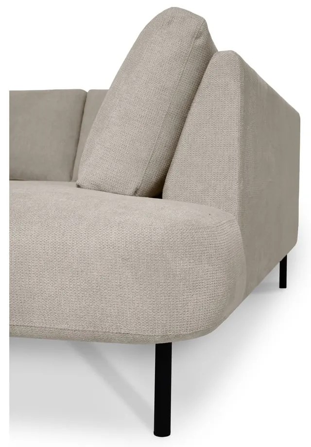 Béžová rohová pohovka (pravý roh/do tvaru "U") Hero – Scandic