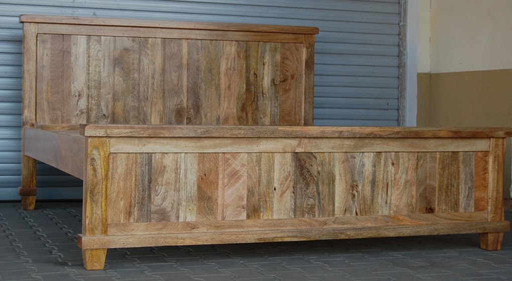 furniture-nabytek.cz - Masívna posteľ 180x200 z dreva mango