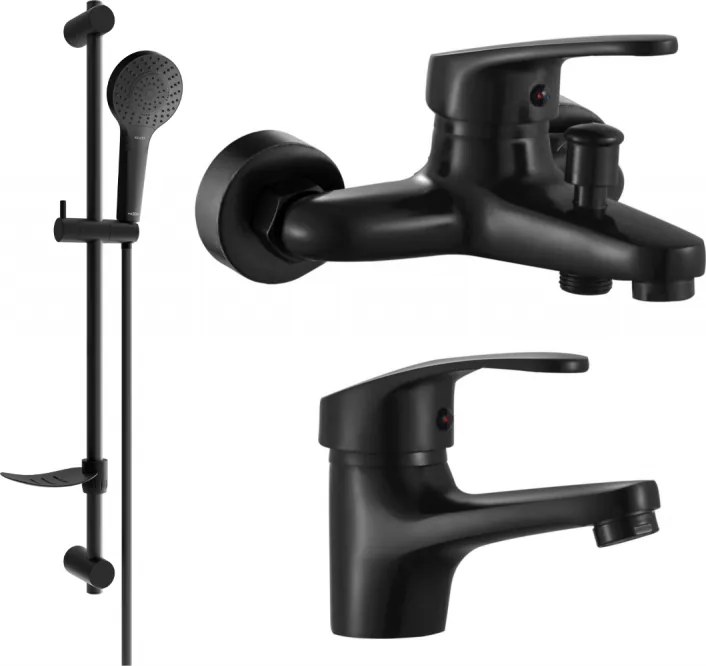 Mexen Erica DF05 vaňový set, čierny - 746403DF05-70