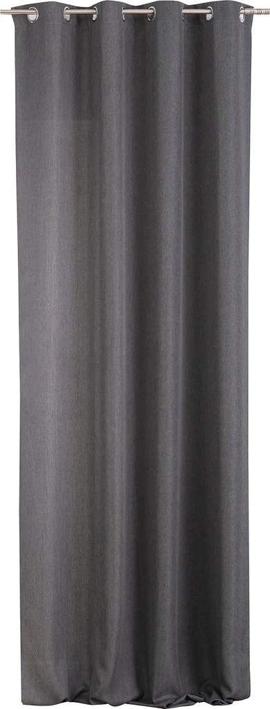 Záves BASIC s kolieskami 140x280 cm tmavosivy 1 ks.