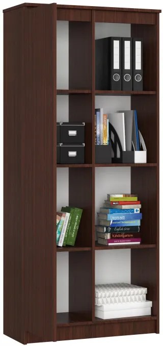 Regál R80 1D 4P CLP wenge