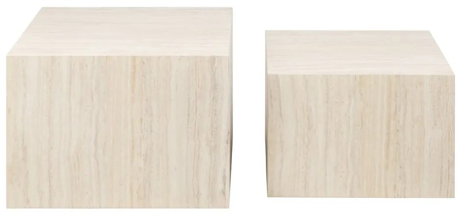 Konferenčné stolíky v súprave 2 ks 58x58 cm Dice - Actona