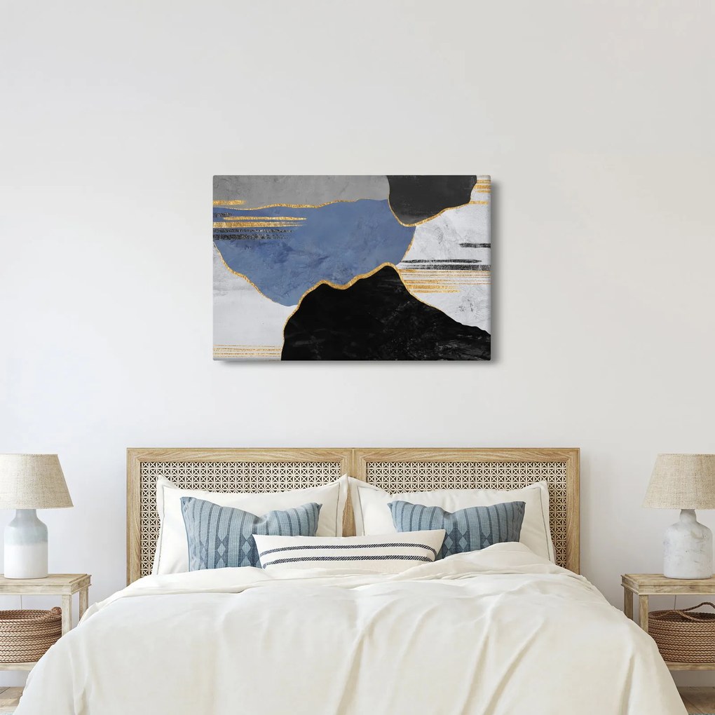 Obraz - Textúrované tvary (90x60 cm)