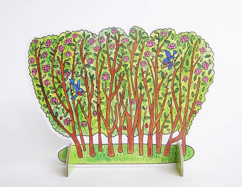 MARIONETINO – Šípkový ker – kulisa k bábkovému divadlu