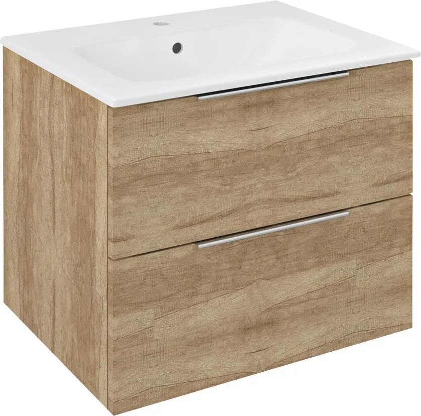 Sapho Sapho, CIRASA umývadlová skrinka 59,2x52x46cm, dub Alabama, CR611-2222