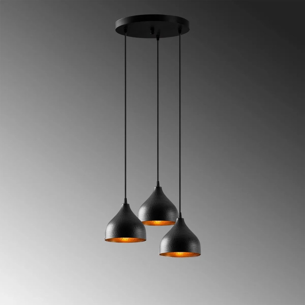 Stropné svietidlo Tattoo čierne