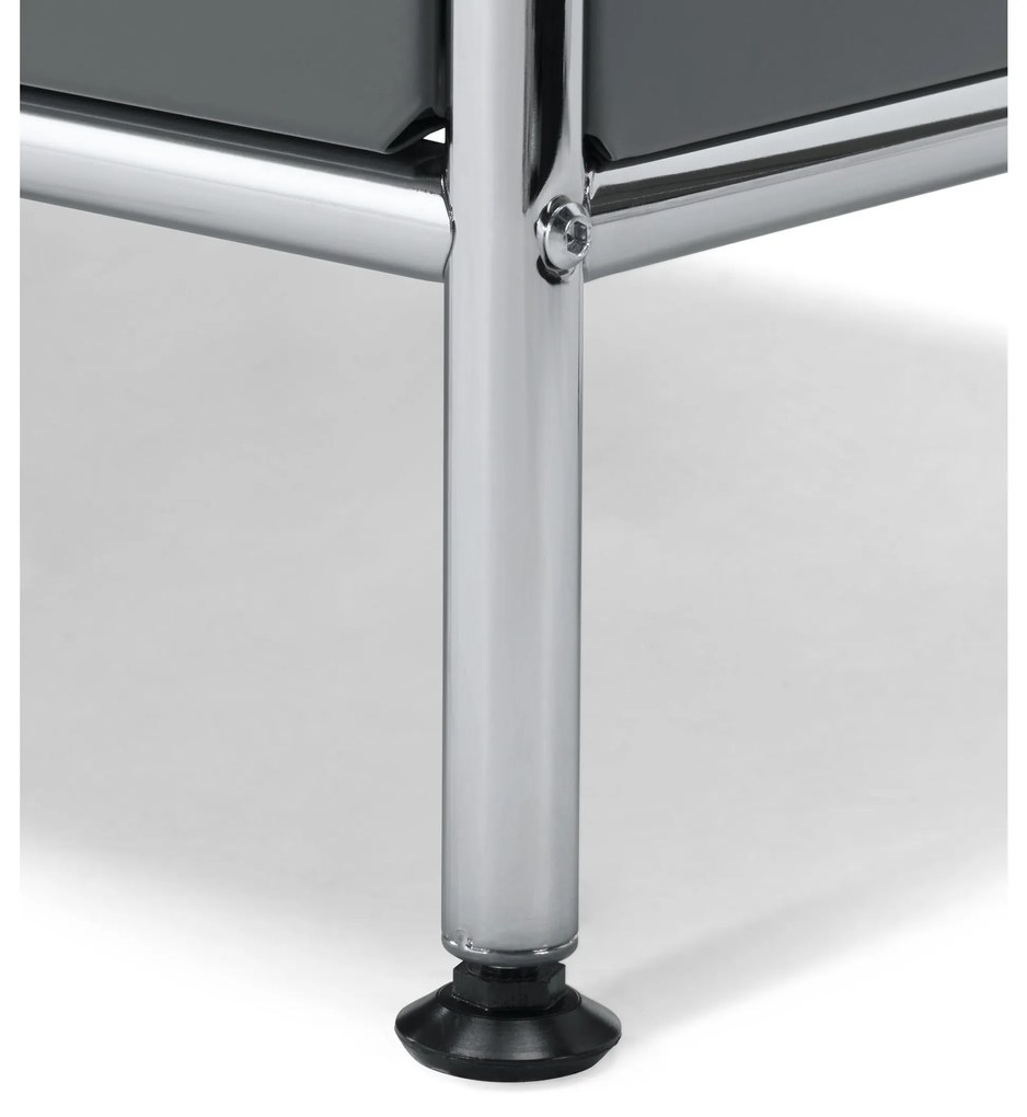 Komoda »CN3« s 9 výklopnými dvierkami, sivá