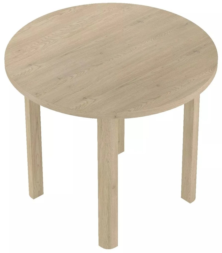 Kulatý jídelní stůl Adam 80 cm dub cremona torro