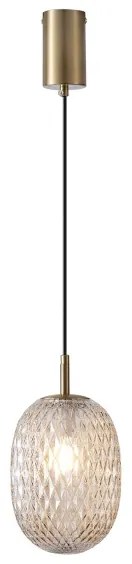 Luster na lanku 1xE14/25W/230V číra pr. 15 cm