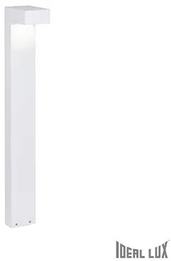 IDEAL LUX Vonkajší záhradný stĺpik SIRIO, 80cm, biely