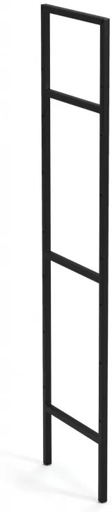 Kovový rám MOBIUS 145 cm čierny